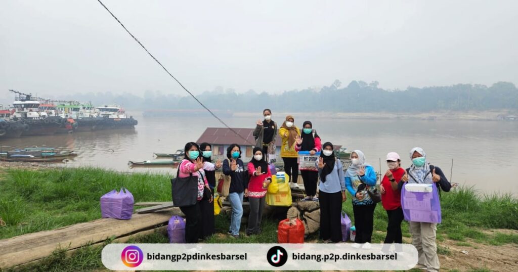 Kegiatan 𝗧𝗿𝗮𝗰𝗶𝗻𝗴 𝗧𝗕𝗖 𝗧𝗲𝗿𝗶𝗻𝘁𝗲𝗴𝗿𝗮𝘀𝗶 𝗖𝗞𝗚 dilaksanakan di Buntok Sebrang, Kec. Dusun Selatan.