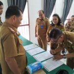 SERAH TERIMA JABATAN ASN DINAS LINGKUNGAN HIDUP KABUPATEN BARITO SELATAN