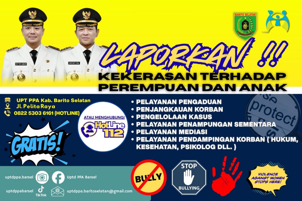 Laporkan Kekerasan Terhadap Perempuan dan Anak