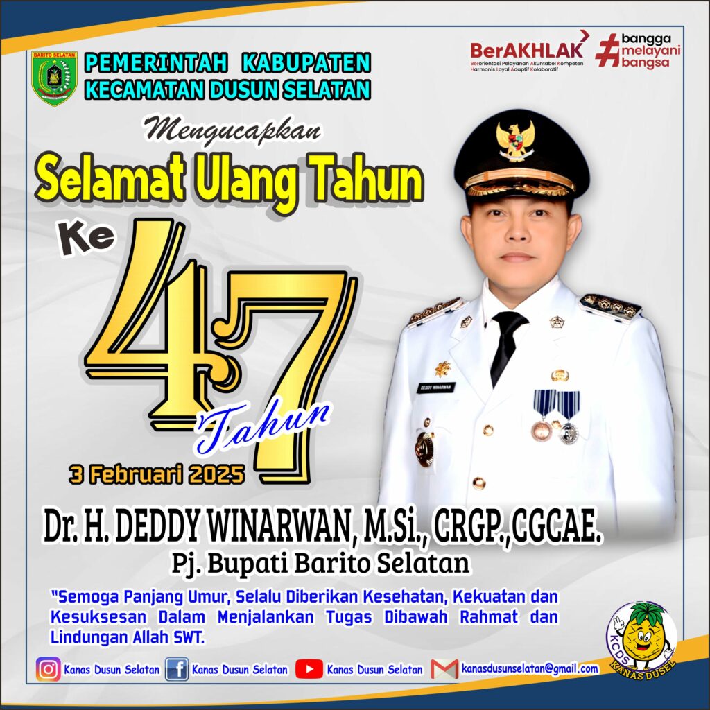 Ultah Bupati Kec Dusel