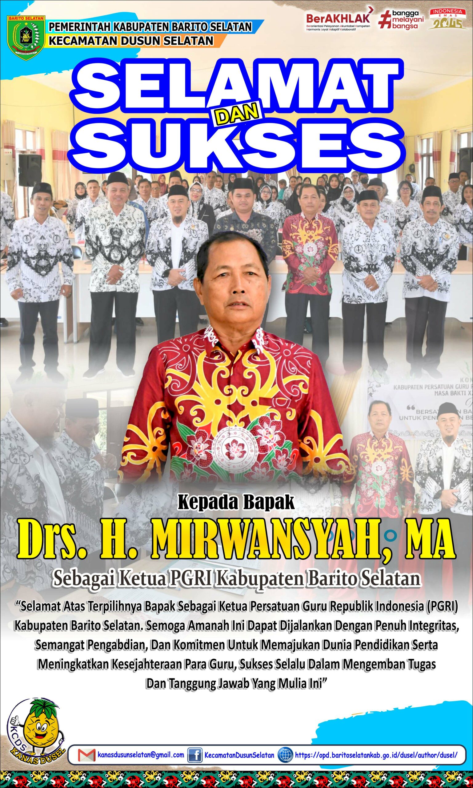 ketua PGRI Kab Barsel