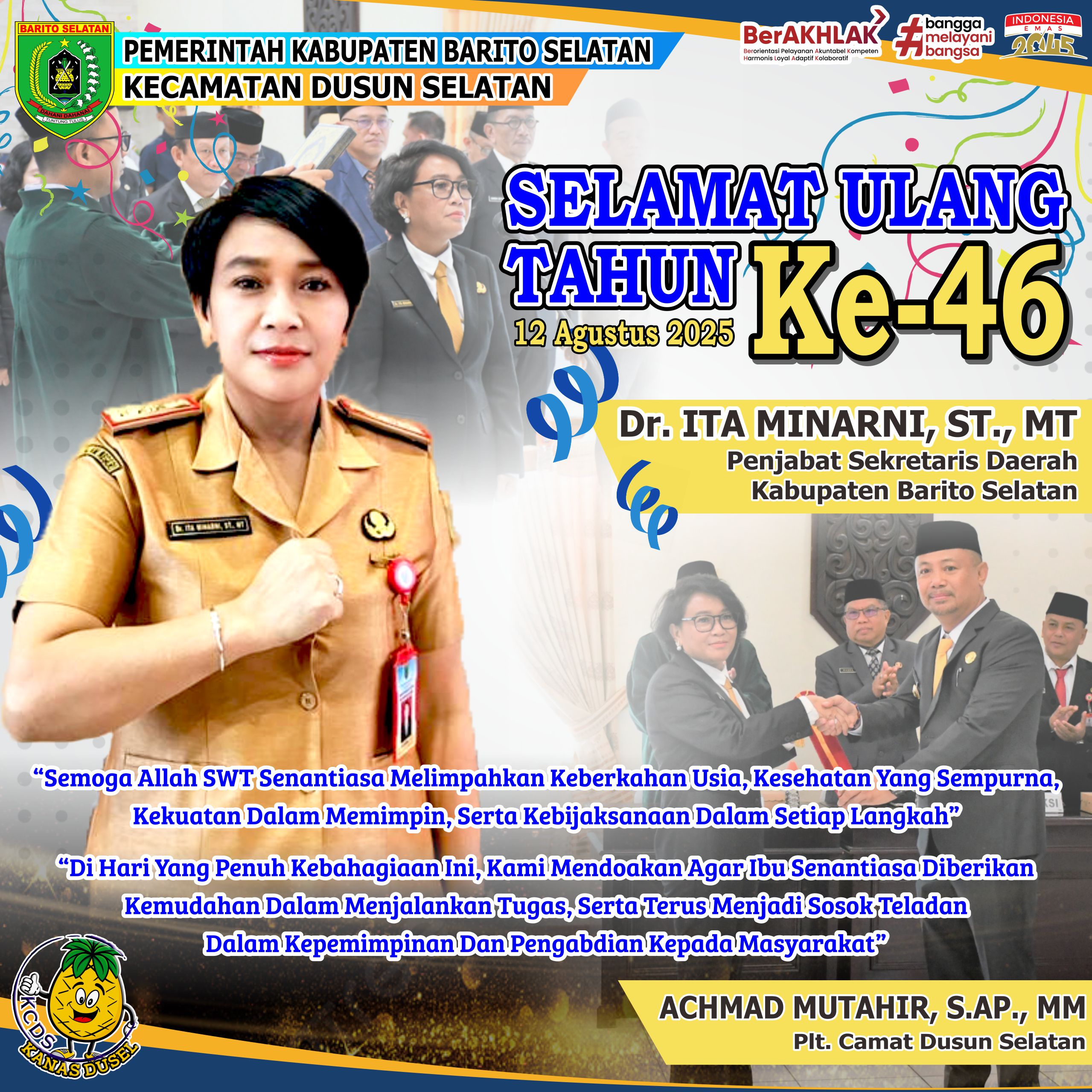 Ultah Ibu Pj Sekda