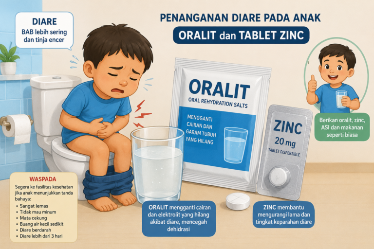 Ilustrasi anak diare